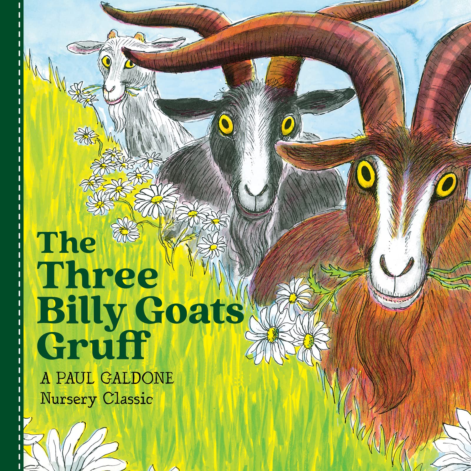 The Three Billy Goats Gruff Board Book (Paul Galdone Nursery Classic),New