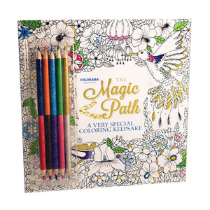 Colorama Magic Path Coloring Book, Create Beautiful Pencil Art