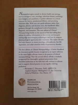 Clinical Neuropsychology: A Pocket Handbook For Assessment