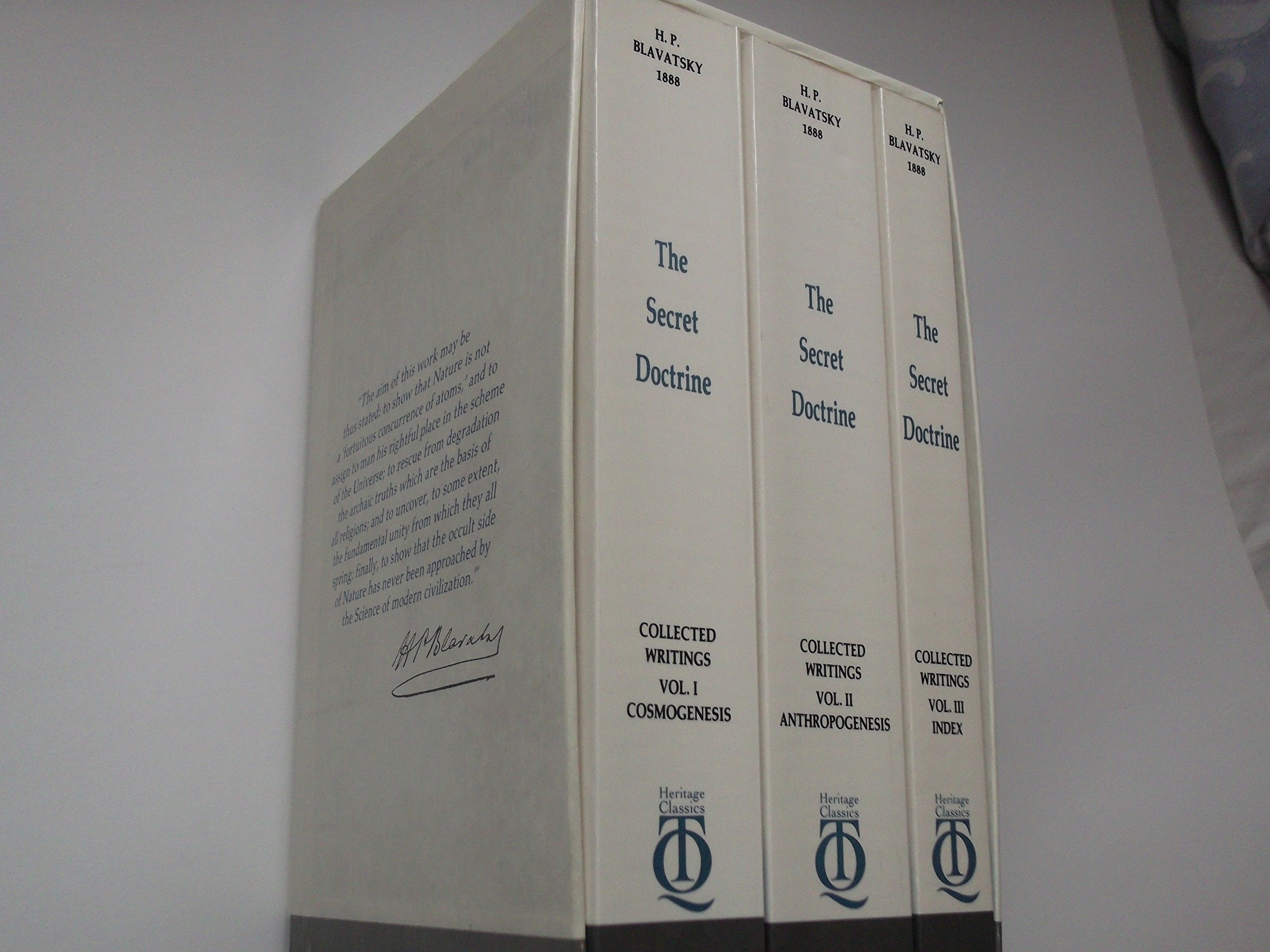 Secret Doctrine: Three Volumes in a Slipcase,Used
