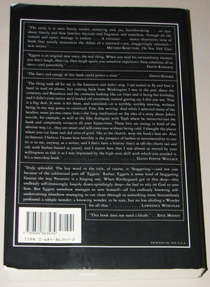 A Heartbreaking Work Of Staggering Genius : A Memoir Based On A True Story,New
