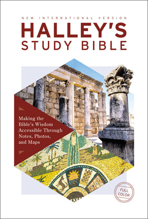 Niv, Halley'S Study Bible (A Trusted Guide Through Scripture), Hardcover, Red Letter, Comfort Print: Making The Bible'S Wisdom A,New