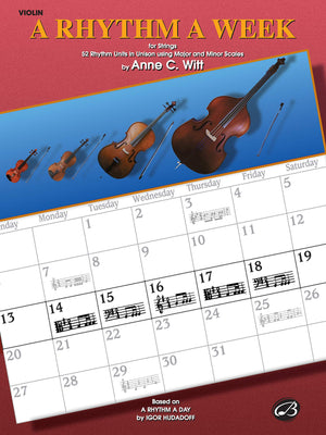 A Rhythm a Week (Based on A Rhythm a Day by Igor Hudadoff): Violin,Used