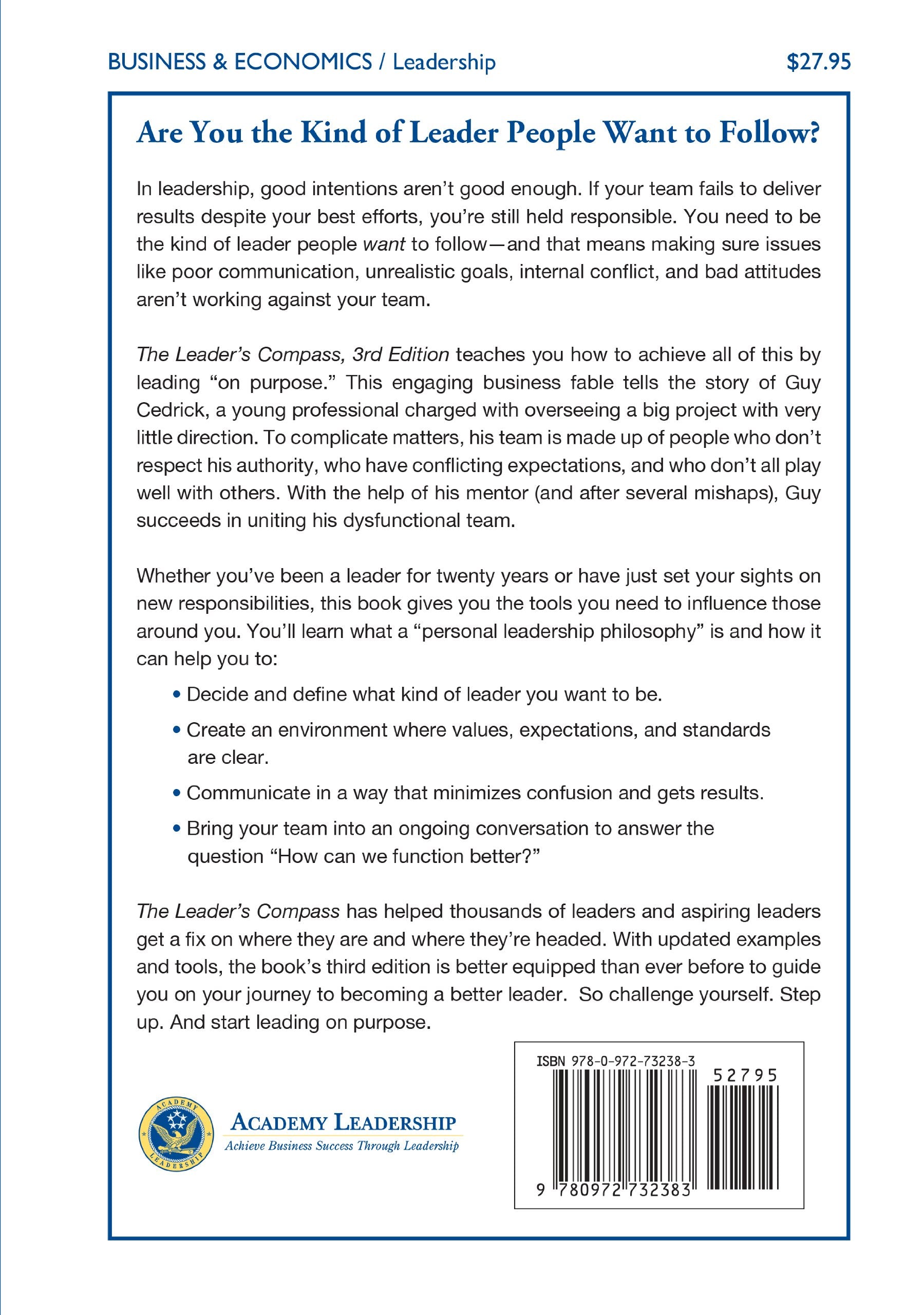 The Leader'S Compass, 3Rd Edition: A Personal Leadership Philosophy Is Your Foundation For Success,Used