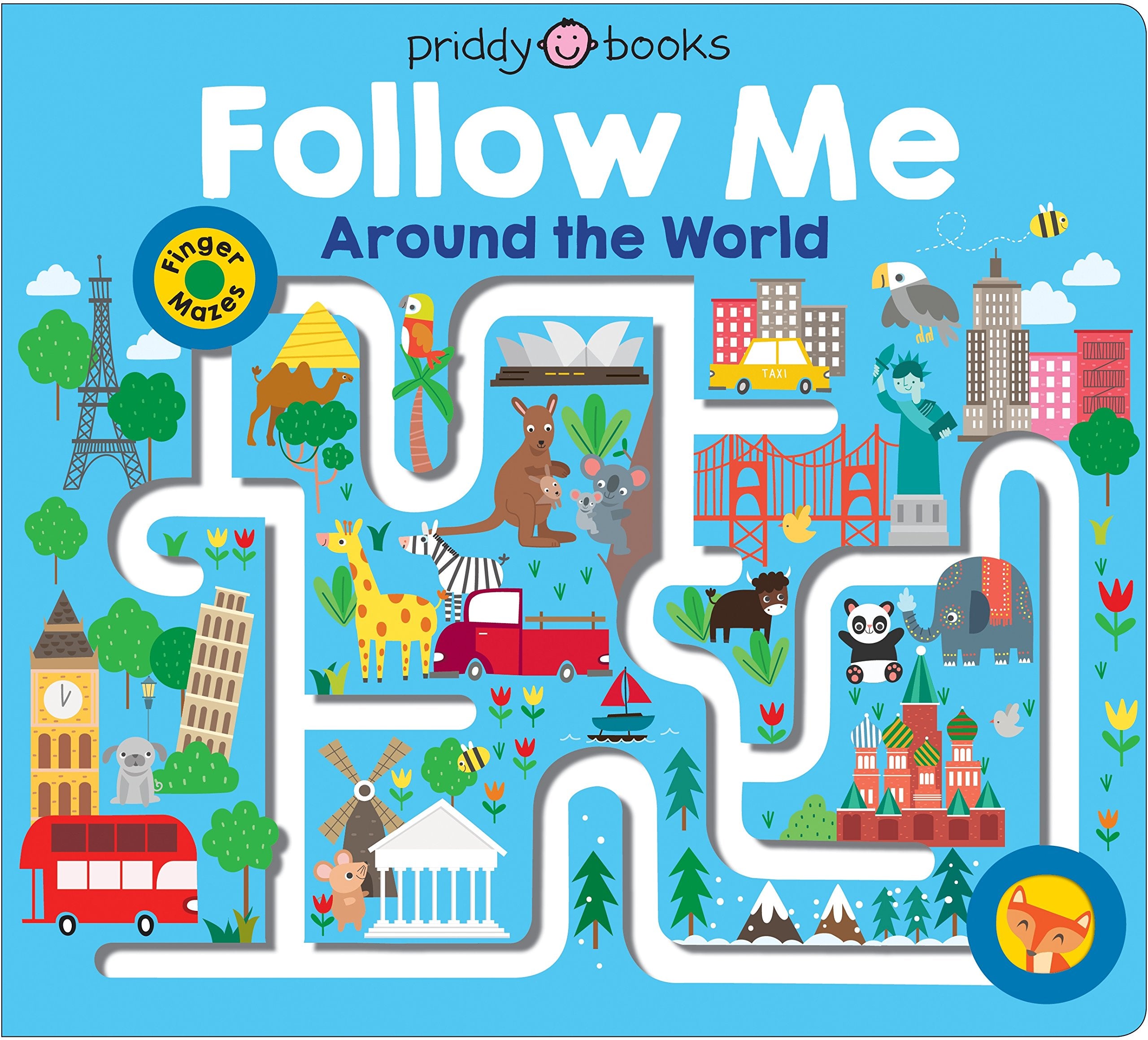 Maze Book: Follow Me Around The World (Finger Mazes)