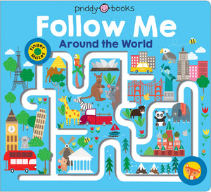 Maze Book: Follow Me Around The World (Finger Mazes)