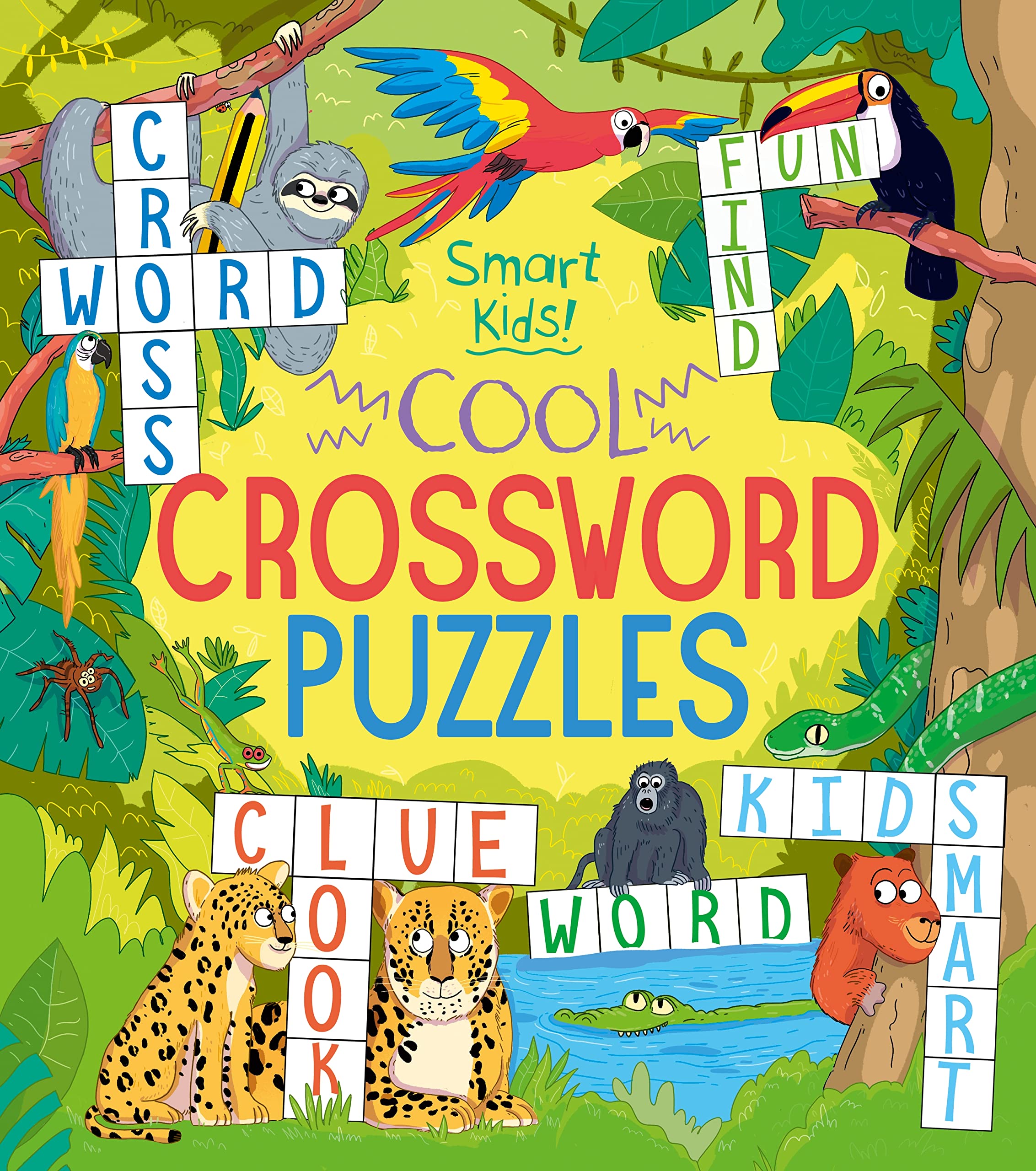 Smart Kids! Cool Crossword Puzzles,Used