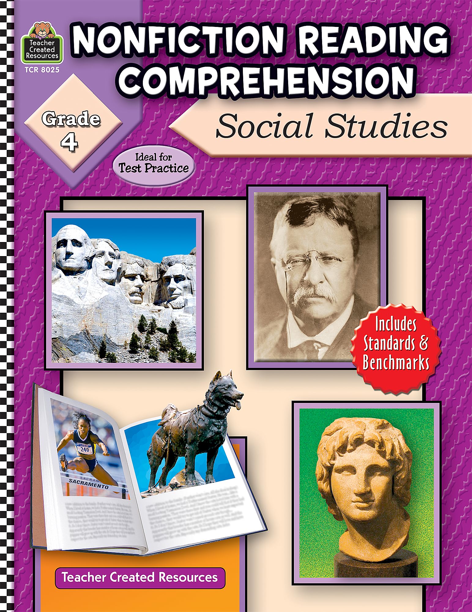 Nonfiction Reading Comprehension: Social Studies, Grade 4 from Teacher Created Resources,Used