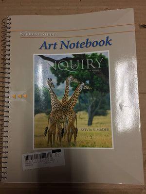 Student Art Notebook t/a Inquiry into Life,Used