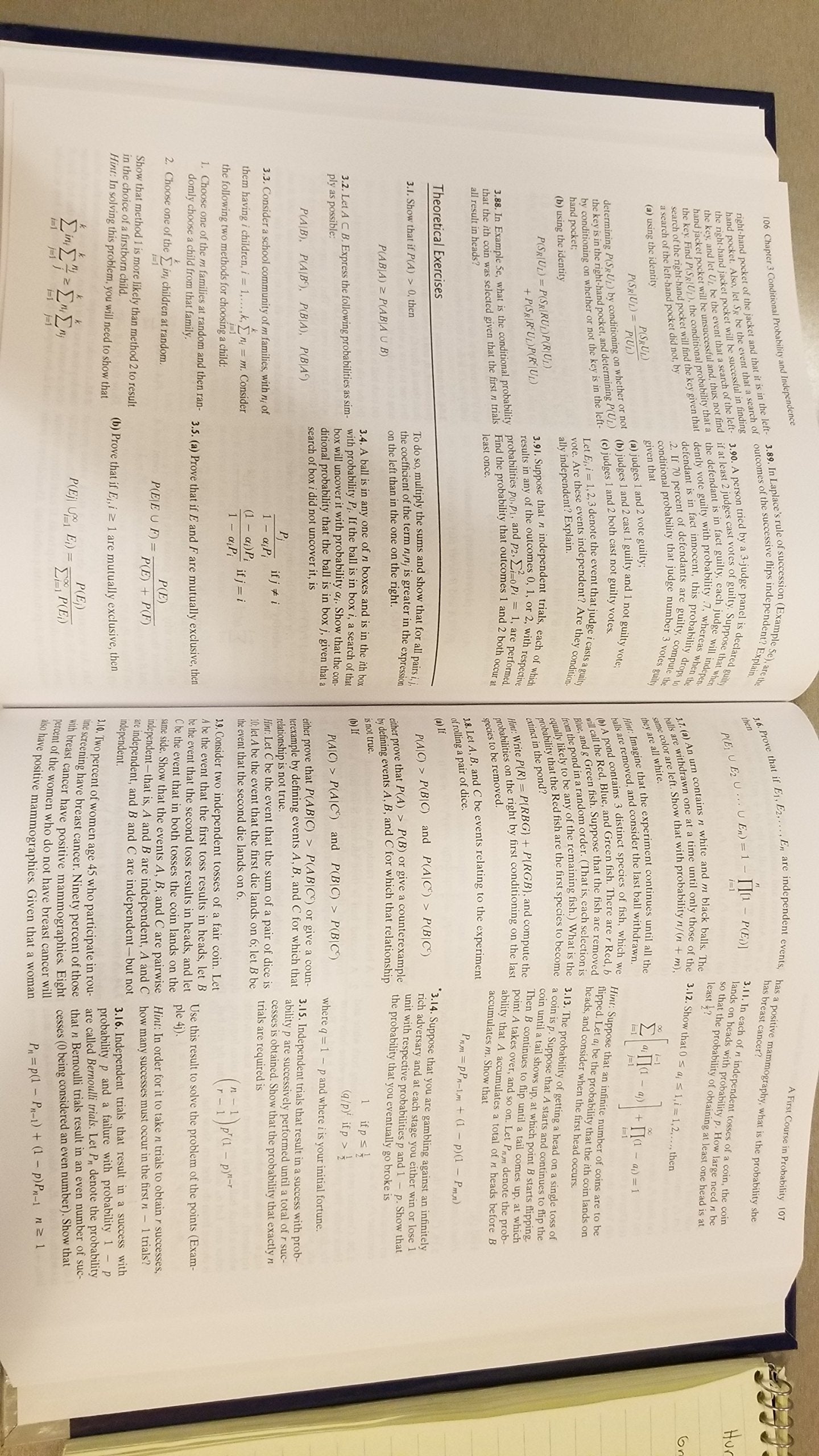 First Course in Probability, A,New