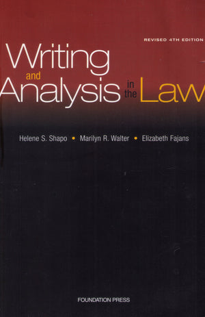 Writing and Analysis in the Law (Textbook),Used