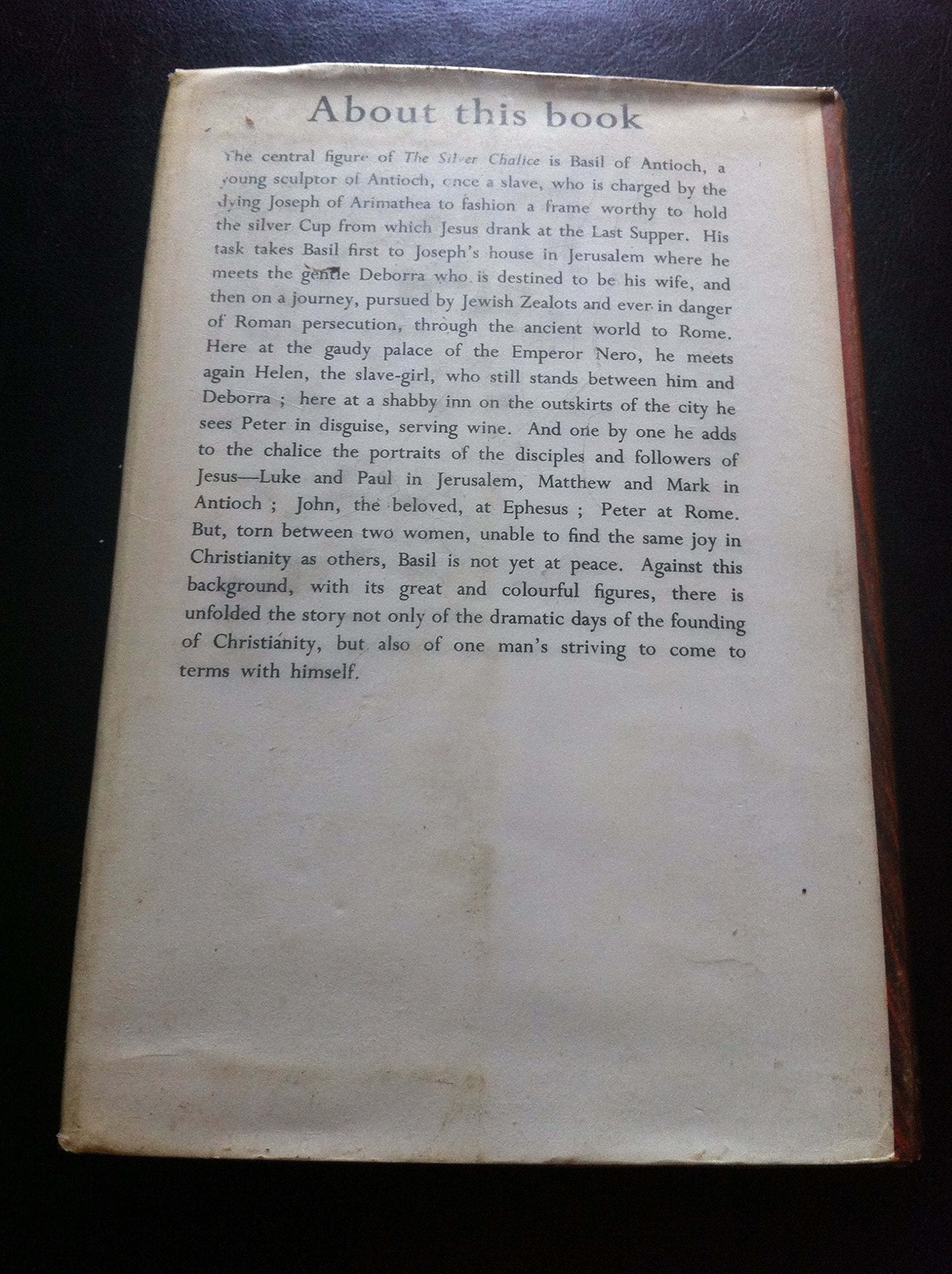 The Silver Chalice: The Bestselling Classic Of The Cup Of The Last Supper (Christian Epics),New