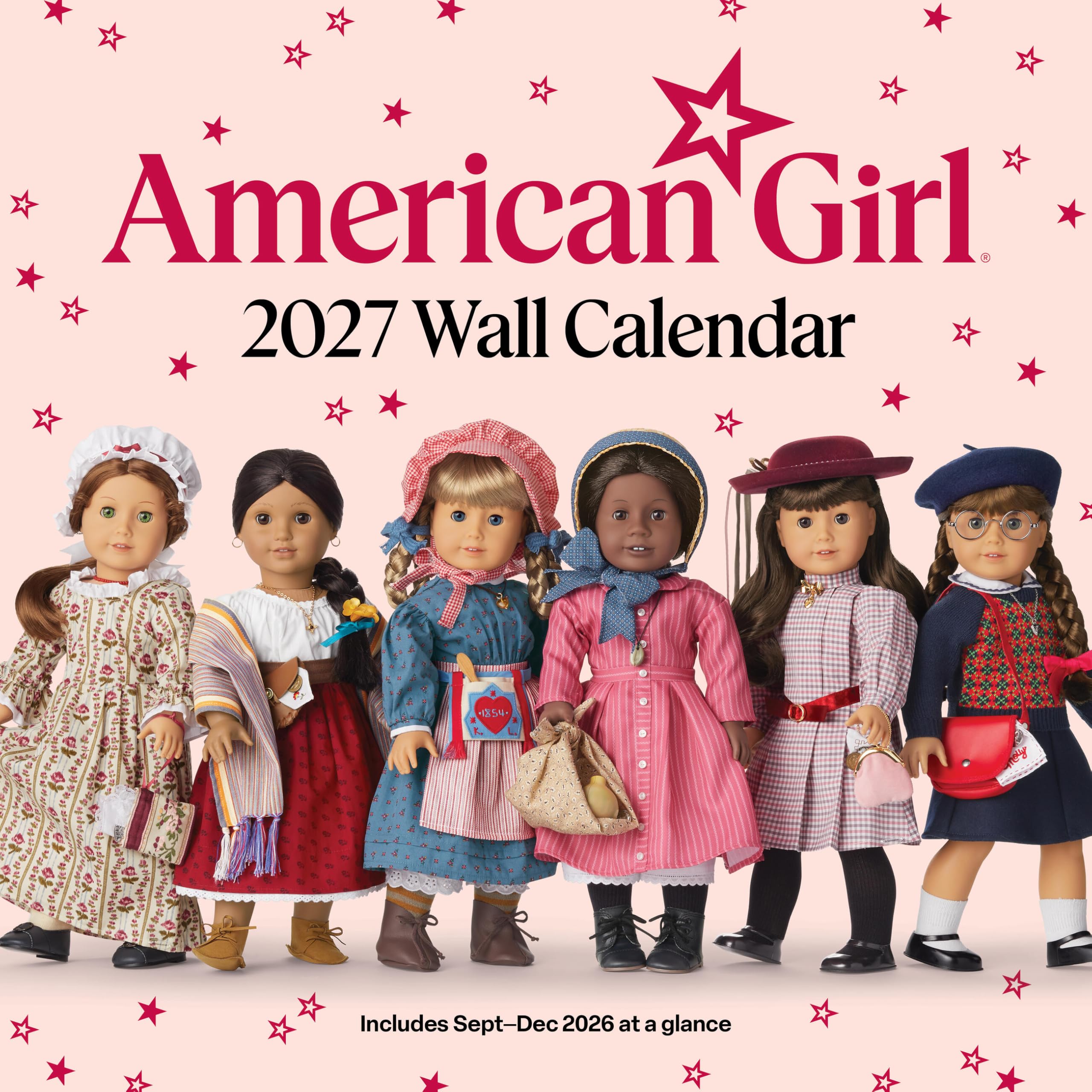 American Girl 2027 Wall Calendar (Mattel)