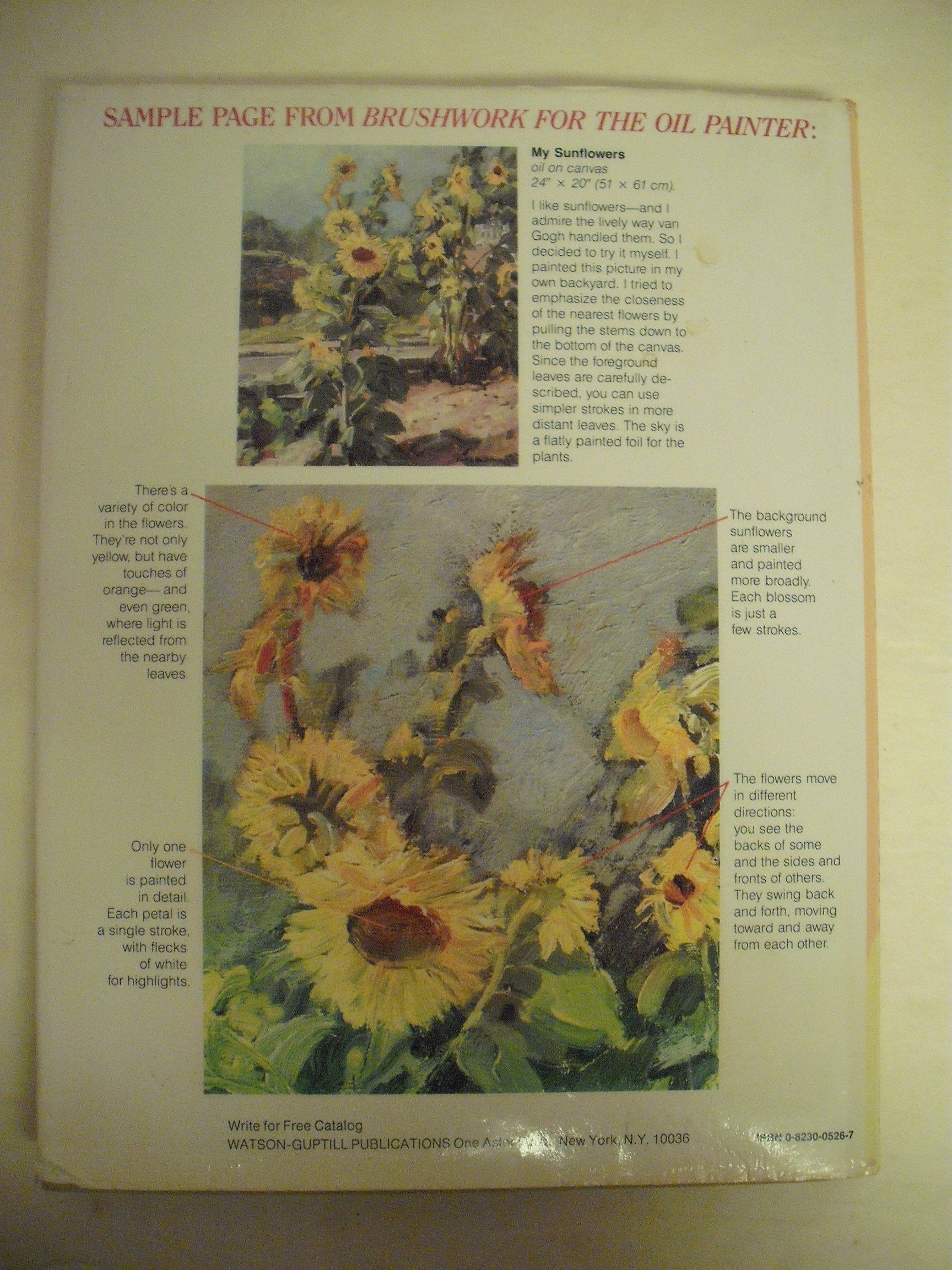 Brushwork For The Oil Painter,Used