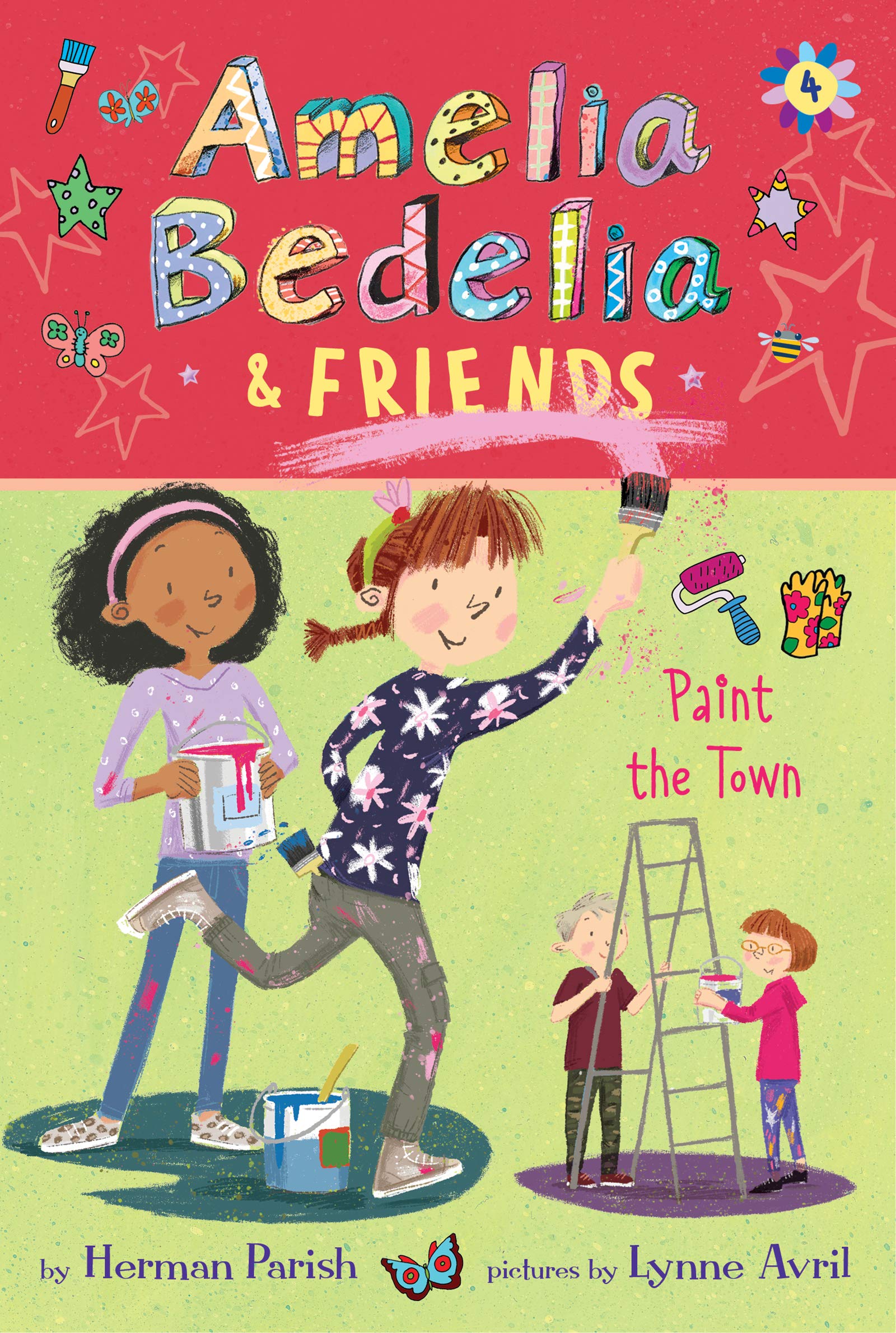 Amelia Bedelia & Friends #4: Amelia Bedelia & Friends Paint the Town,Used