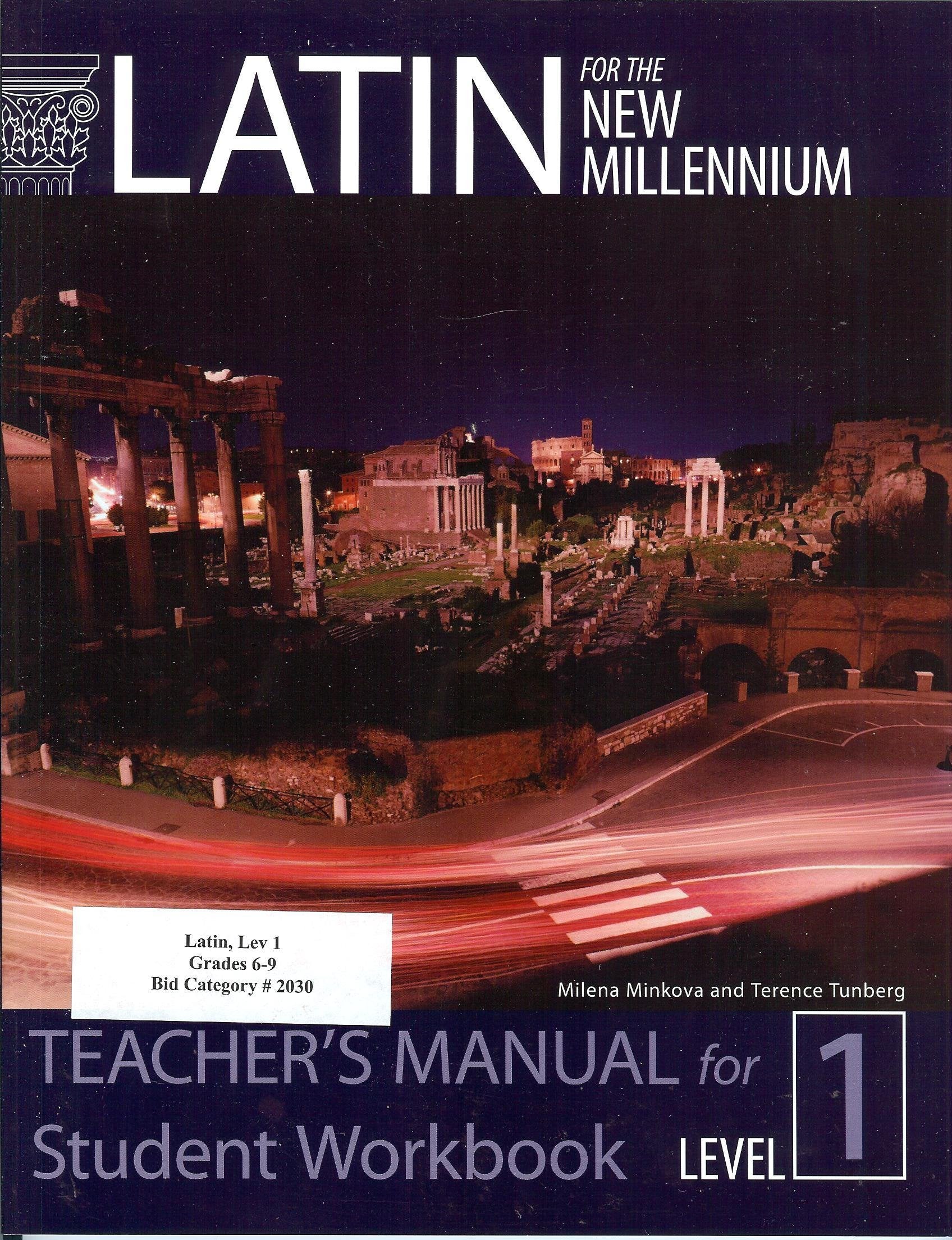 Latin for the New Millennium: Level 1  Teacher's Manual for Student Workbook (Latin Edition),New