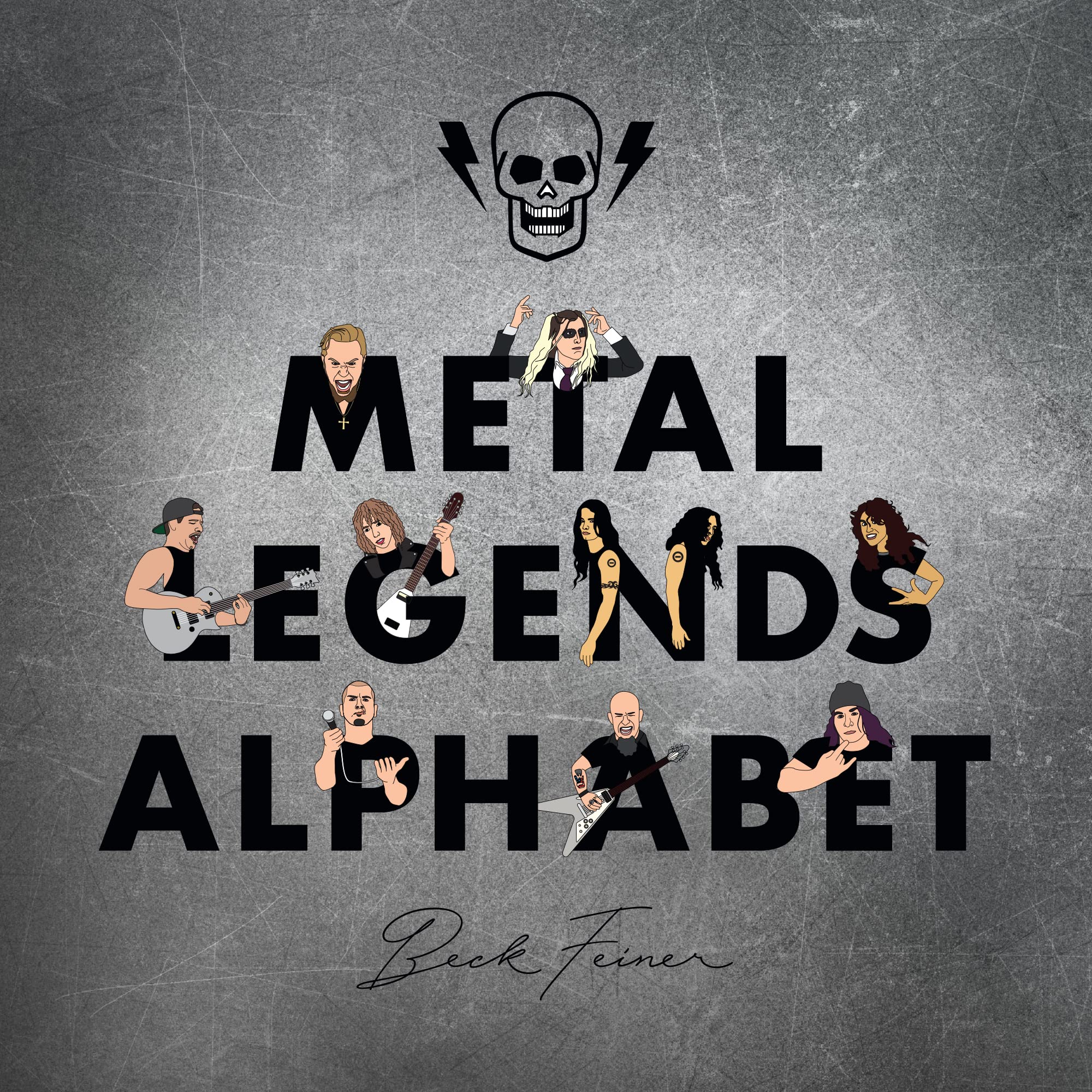Metal Legends Alphabet,Used