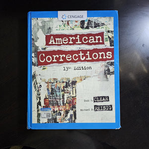 American Corrections (Mindtap Course List)