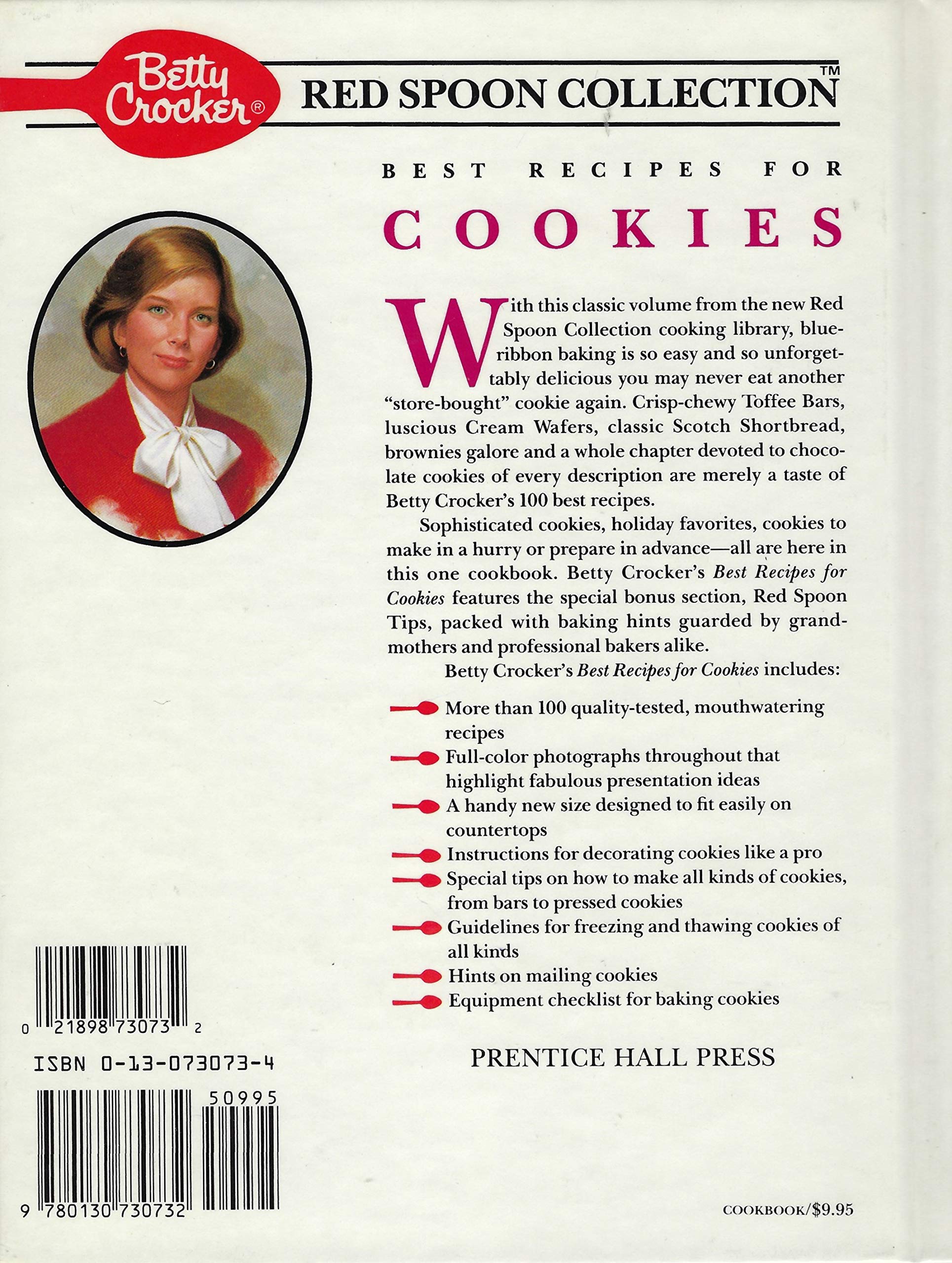 Betty Crocker's Best Recipes for Cookies (Betty Crocker's Red Spoon Collection),Used