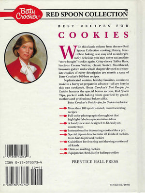 Betty Crocker's Best Recipes for Cookies (Betty Crocker's Red Spoon Collection),Used