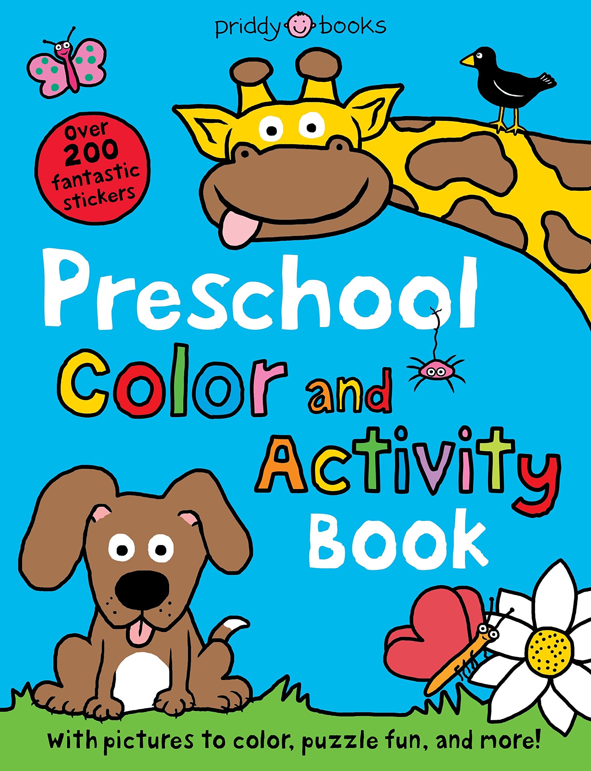 Preschool Color & Activity Book: With Pictures to Color, Puzzle Fun, and More! (Color and Activity Books),Used