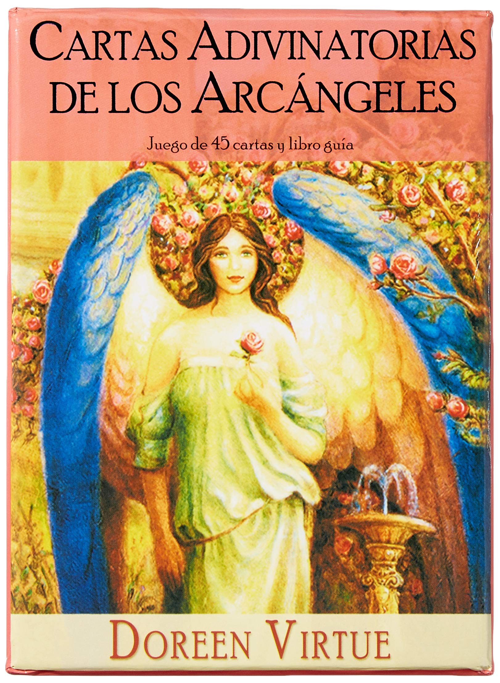 Cartas Adivinatorias De Los Arcngeles  Juego de 45 cartas y libro de gua,New