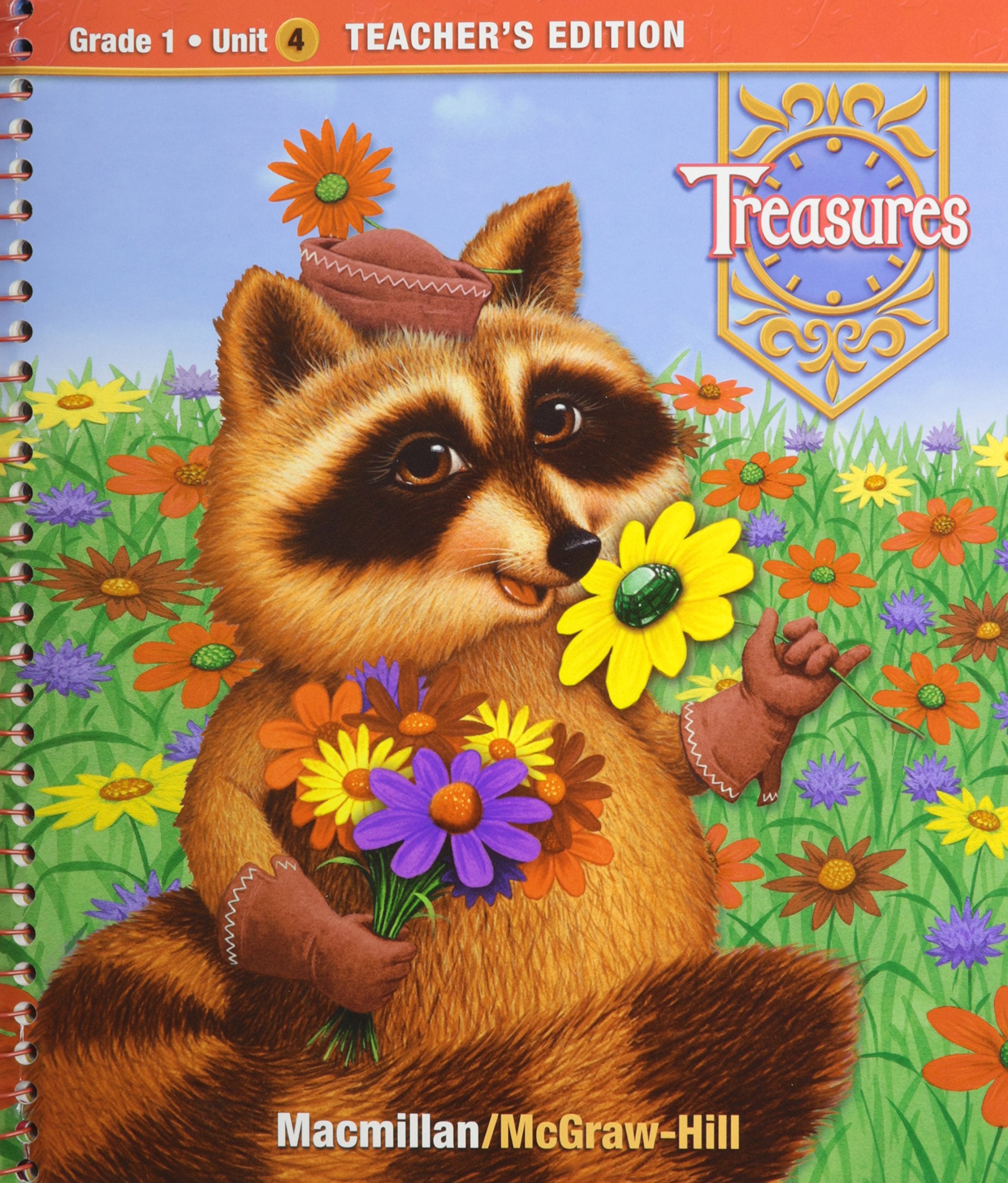 Treasures, a Reading/Language Arts Program, Grade 1, Unit 4 Teacher Edition (ELEMENTARY READING TREASURES),Used