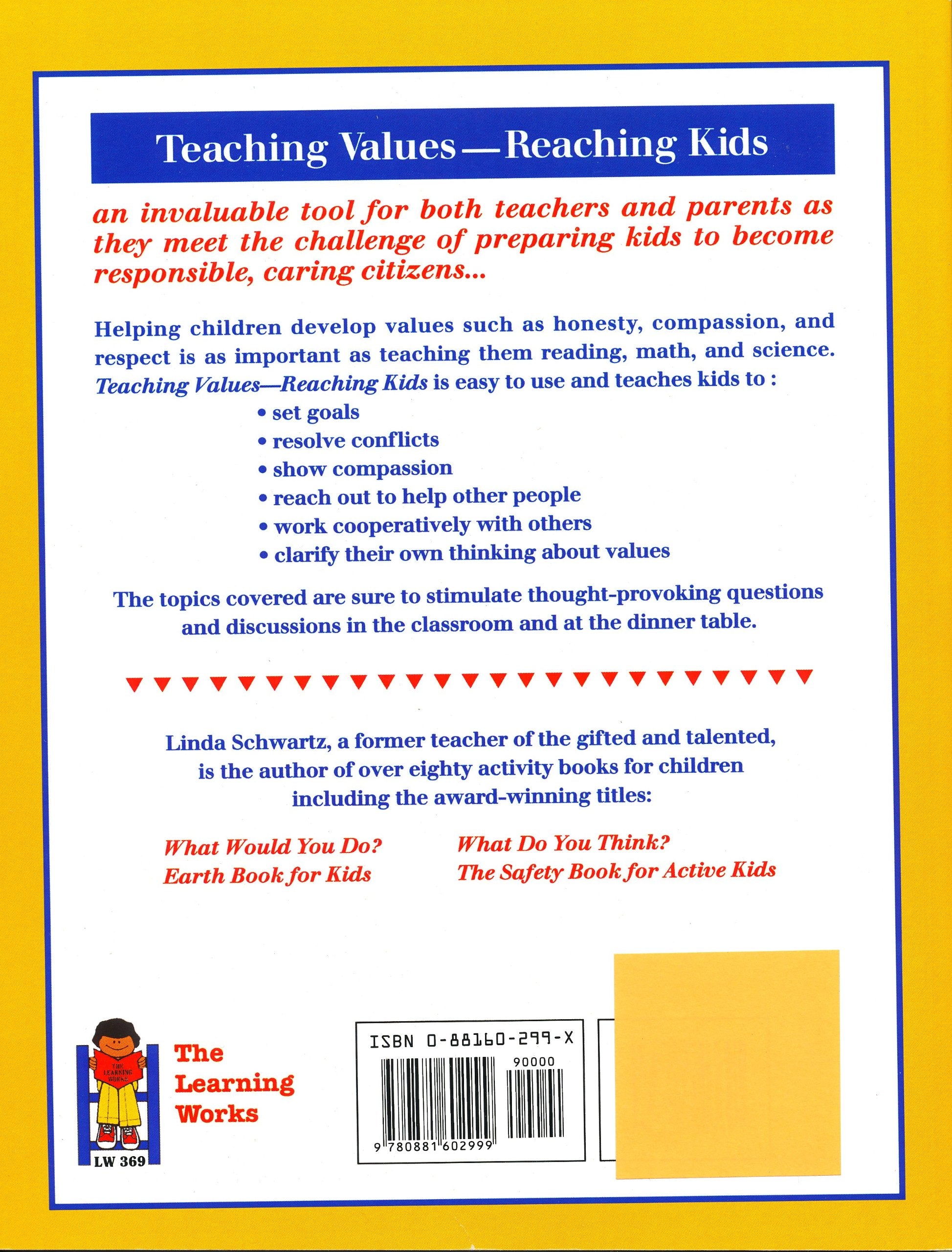 Teaching Values: Reaching Kids,Used