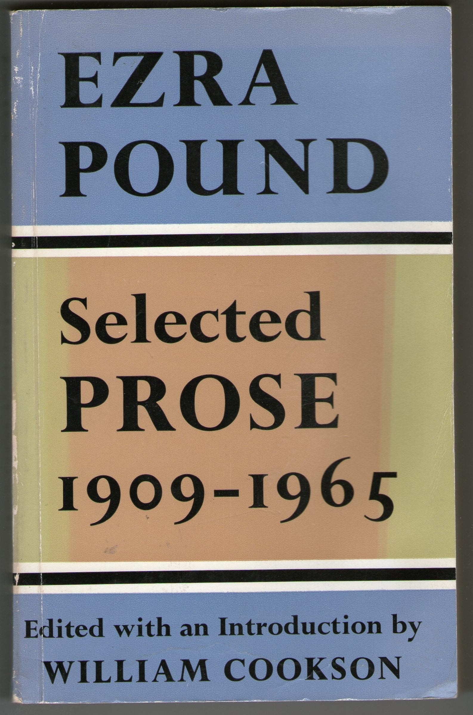 Selected Prose 19091956 (New Directions Paperbook),New