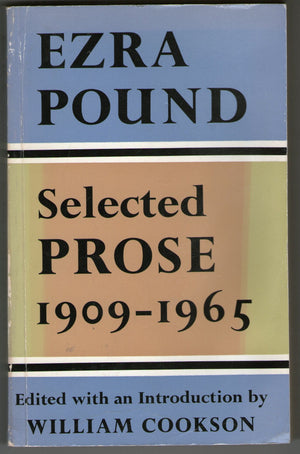 Selected Prose 19091956 (New Directions Paperbook),New