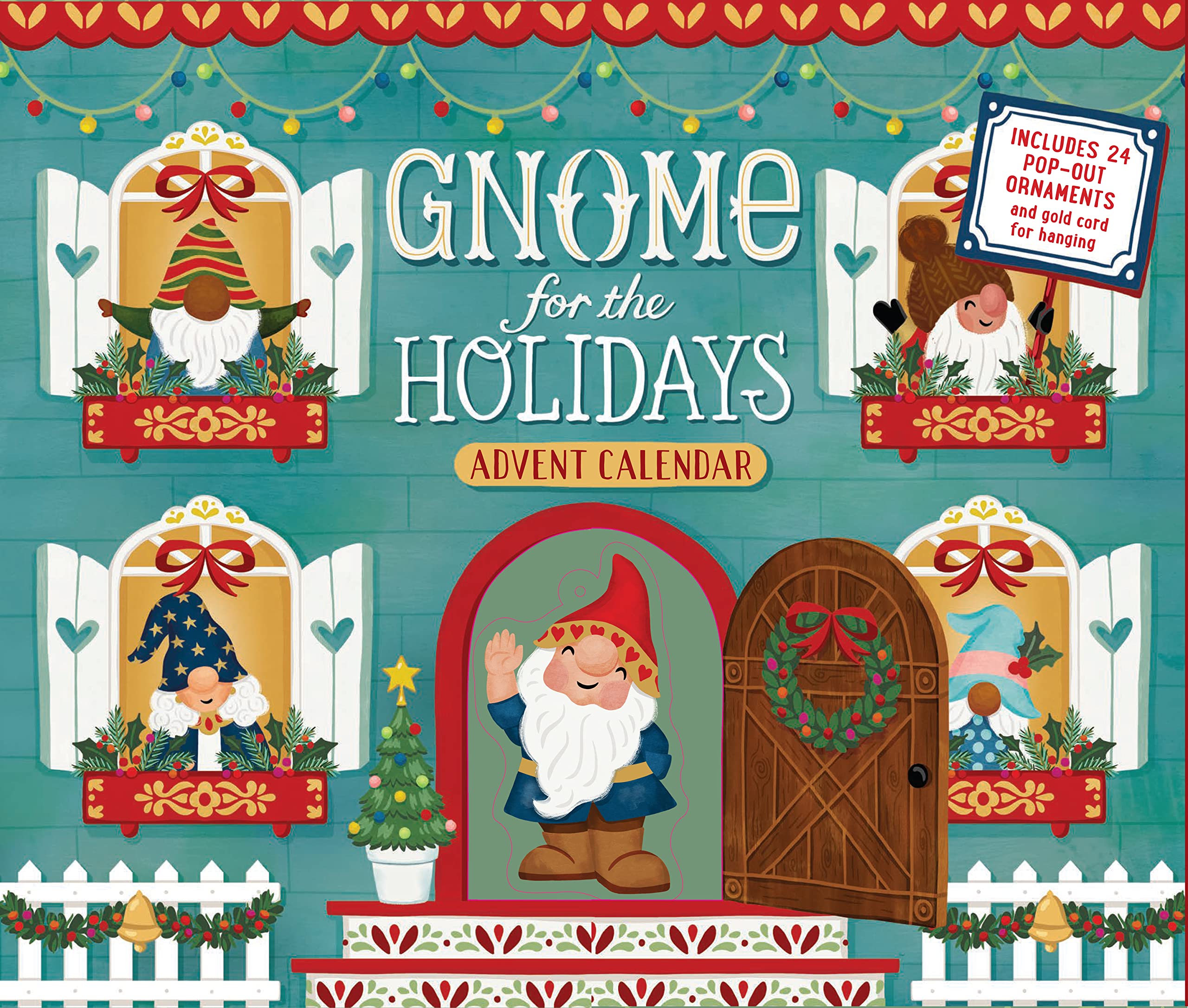 Gnome for the Holidays Advent Calendar: Count Down the Days to Christmas,Used