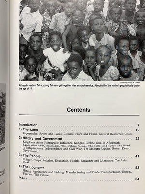 Zaire in Pictures (Visual Geography Series),Used