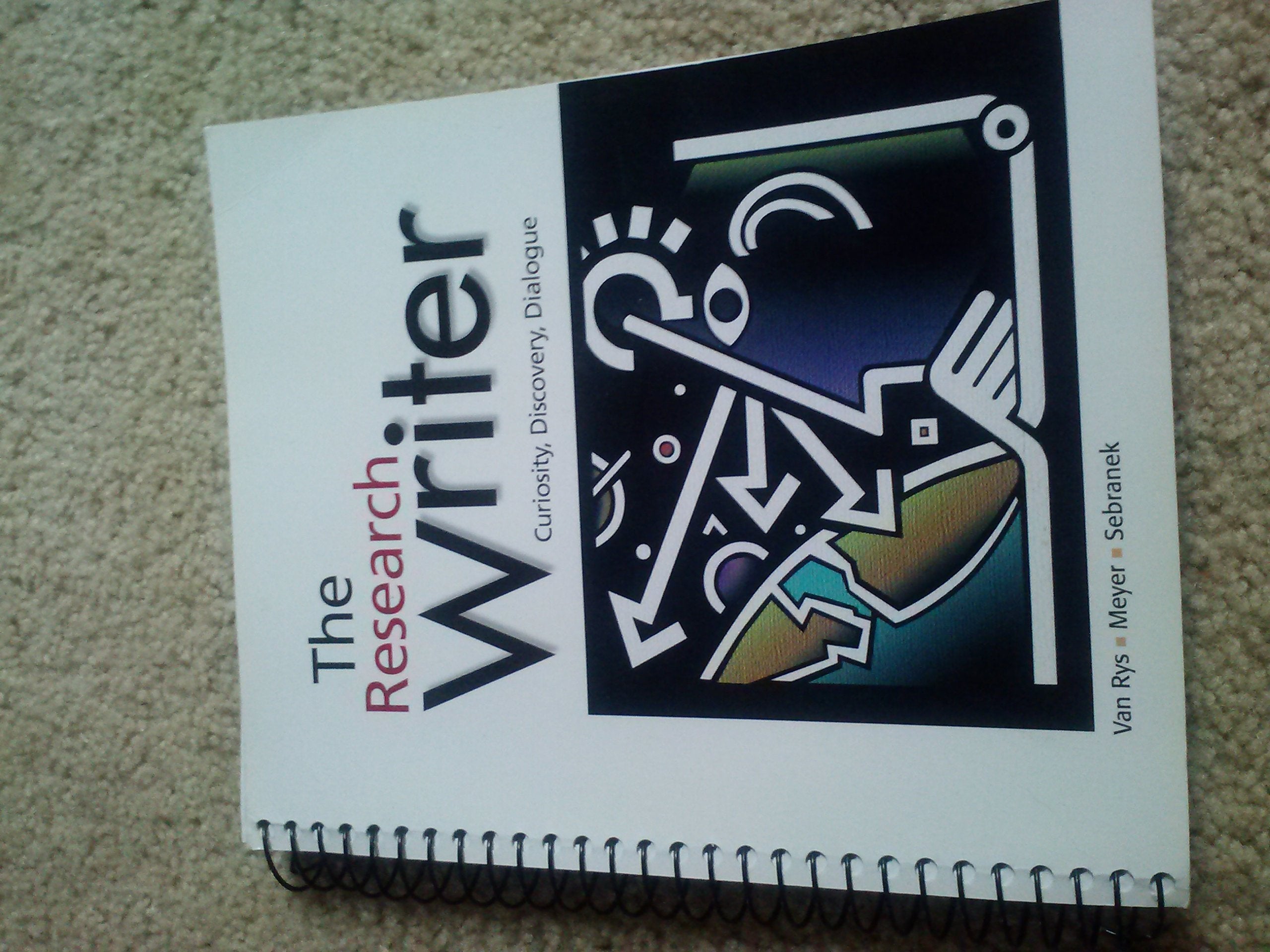 The Research Writer, Spiral bound Version,Used