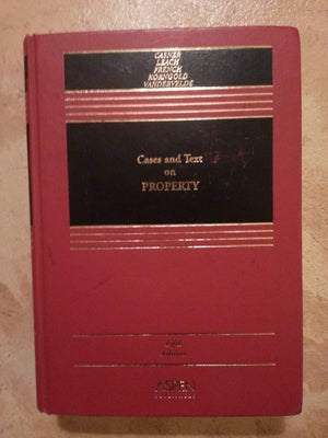 Cases and Text on Property, Fifth Edition
