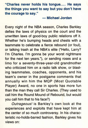 Outrageous!: The Fine Life and Flagrant Good Times of Basketball's Irresistible Force,Used