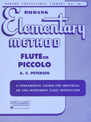 Rubank Elementary Method  Flute or Piccolo (Rubank Educational Library, 38)  Beginner Flute Music Book,New