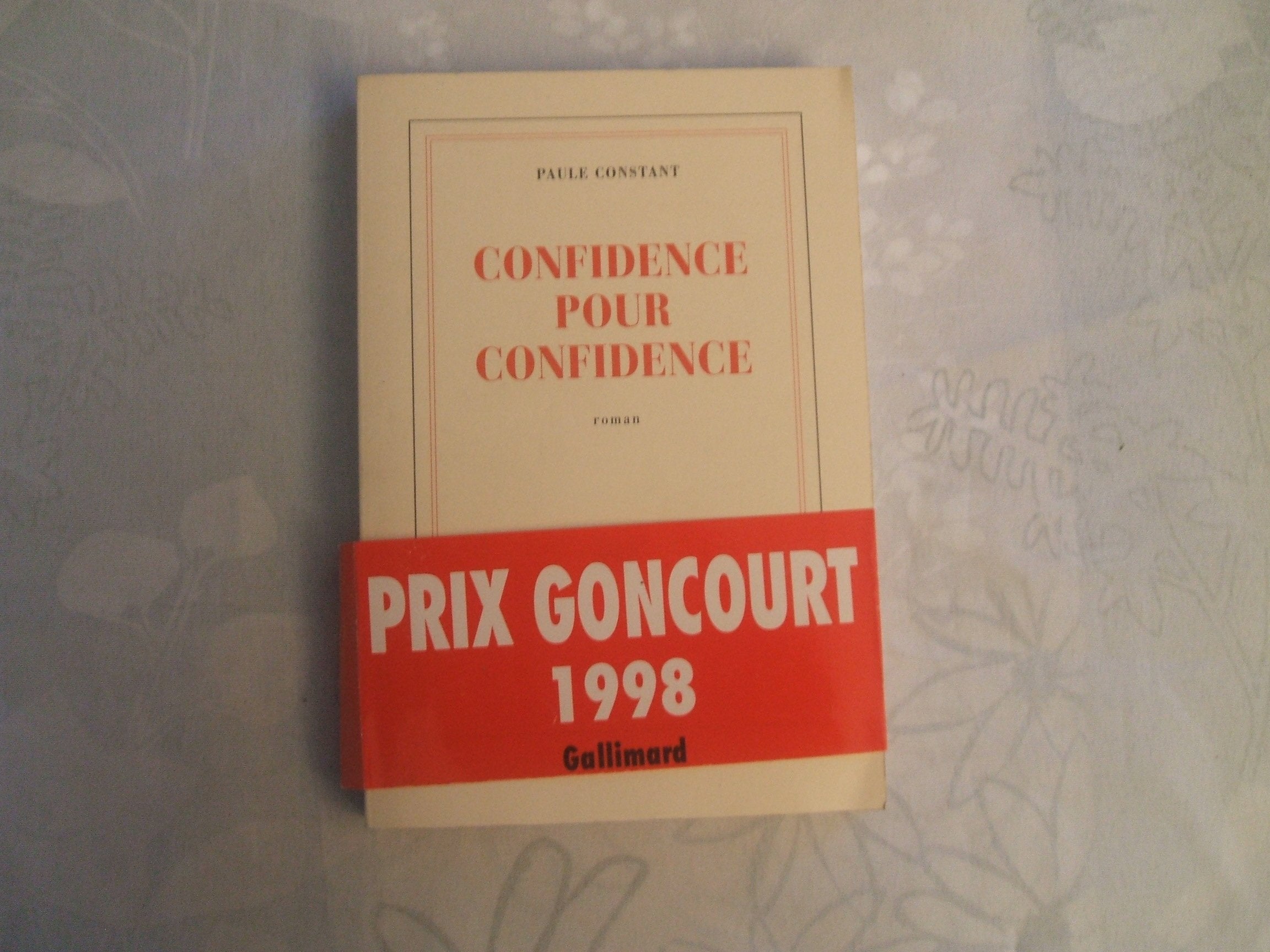 Confidence pour confidence