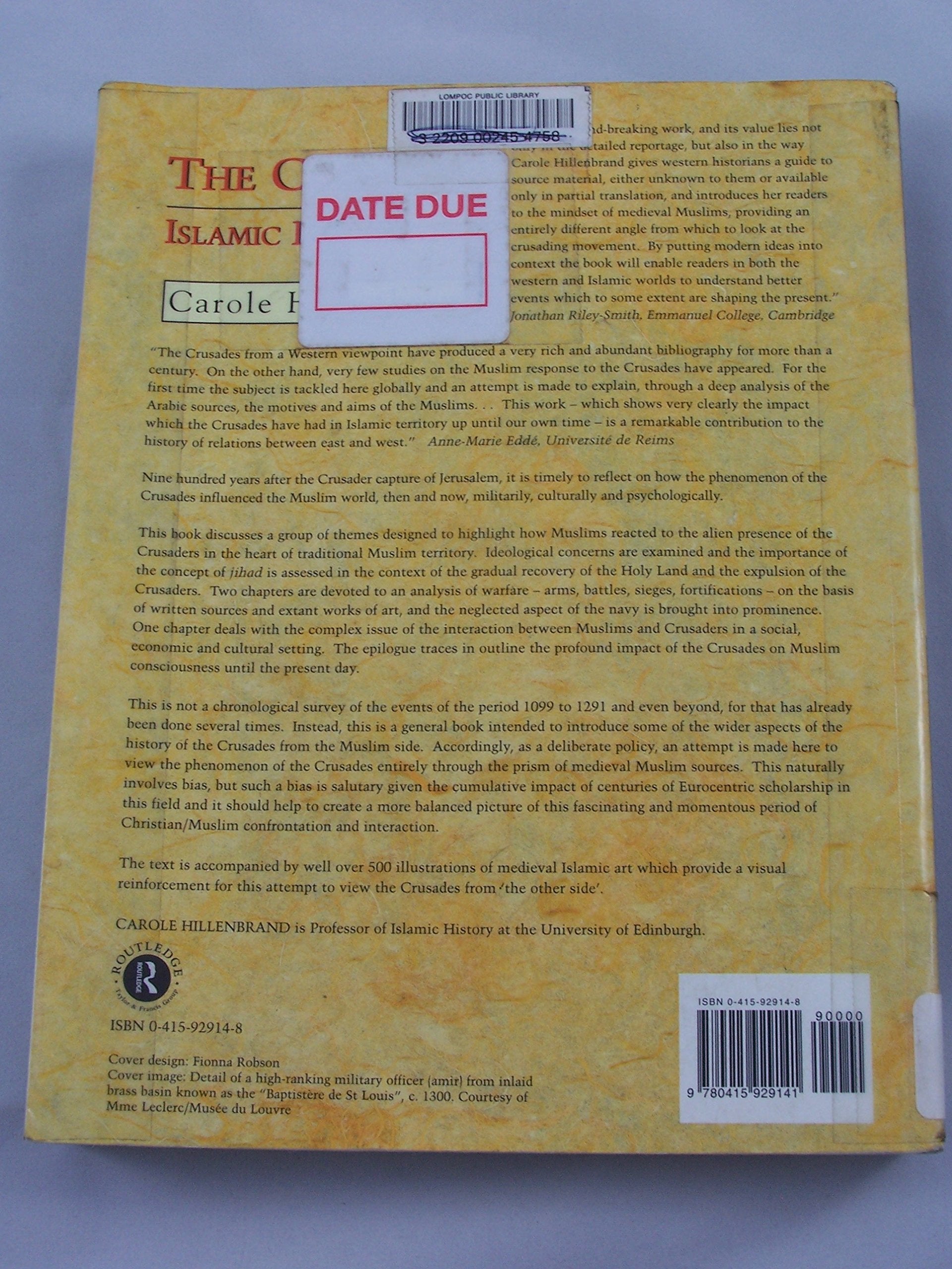 The Crusades: Islamic Perspectives,New