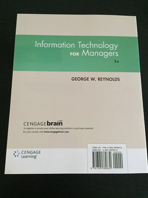 Information Technology for Managers,Used
