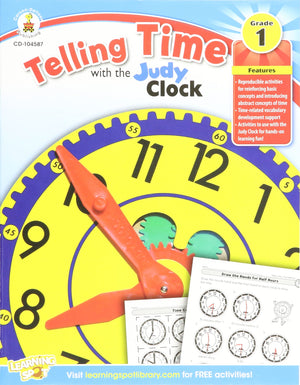 Telling Time with the Judy Clock, Grade 1,Used
