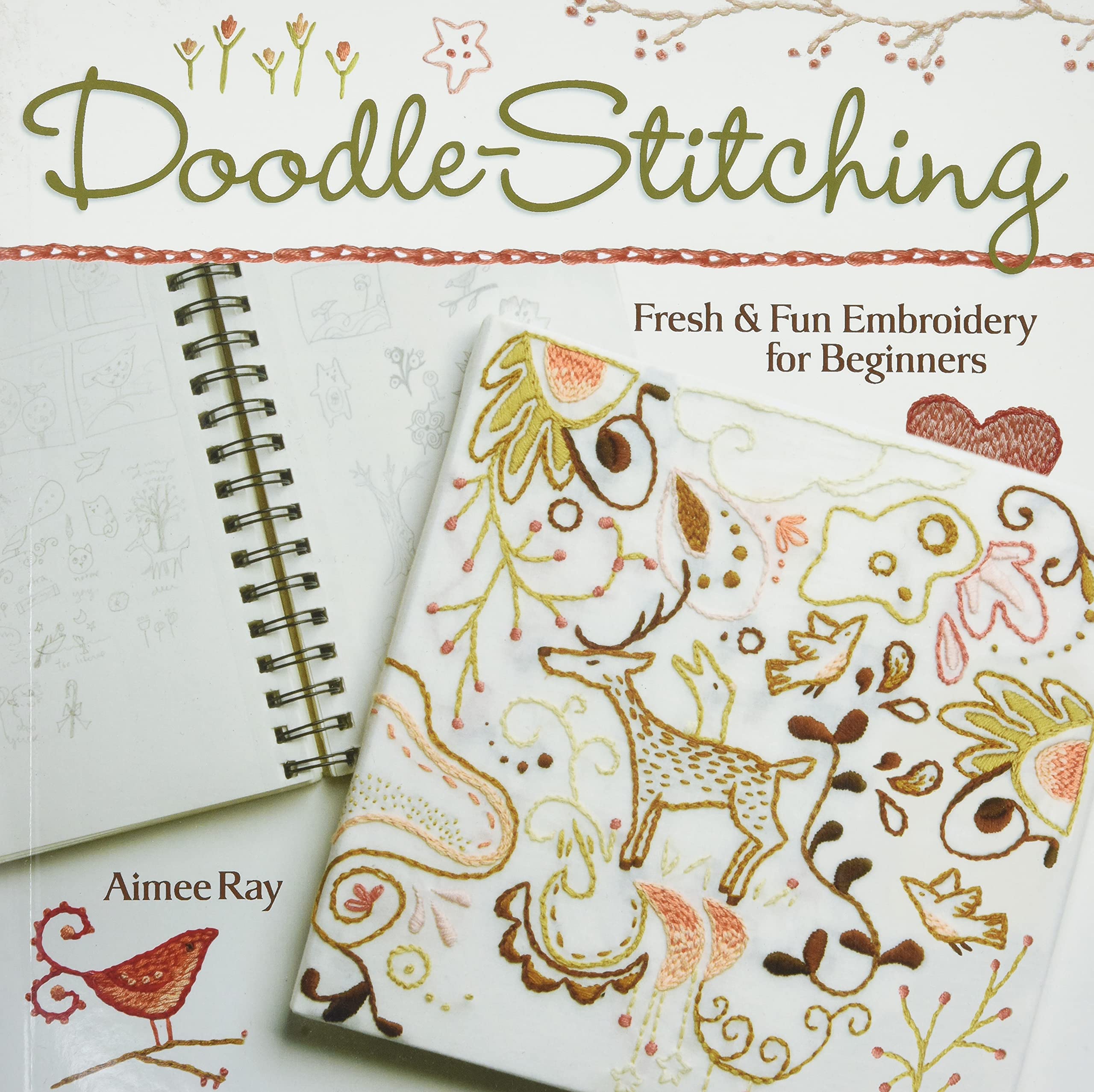Doodle Stitching: Fresh & Fun Embroidery for Beginners,Used