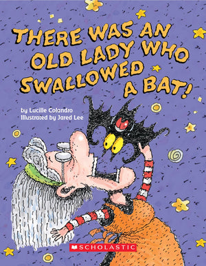There Was an Old Lady Who Swallowed a Bat! (Board Book),Used
