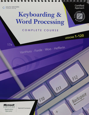 Keyboarding & Word Processing: Lessons 1120, Complete Course,Used