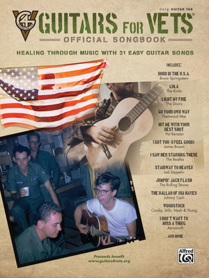 Guitars for VetsOfficial Songbook: Healing Through Music with 31 Easy Guitar Songs (Easy Guitar Tab),Used