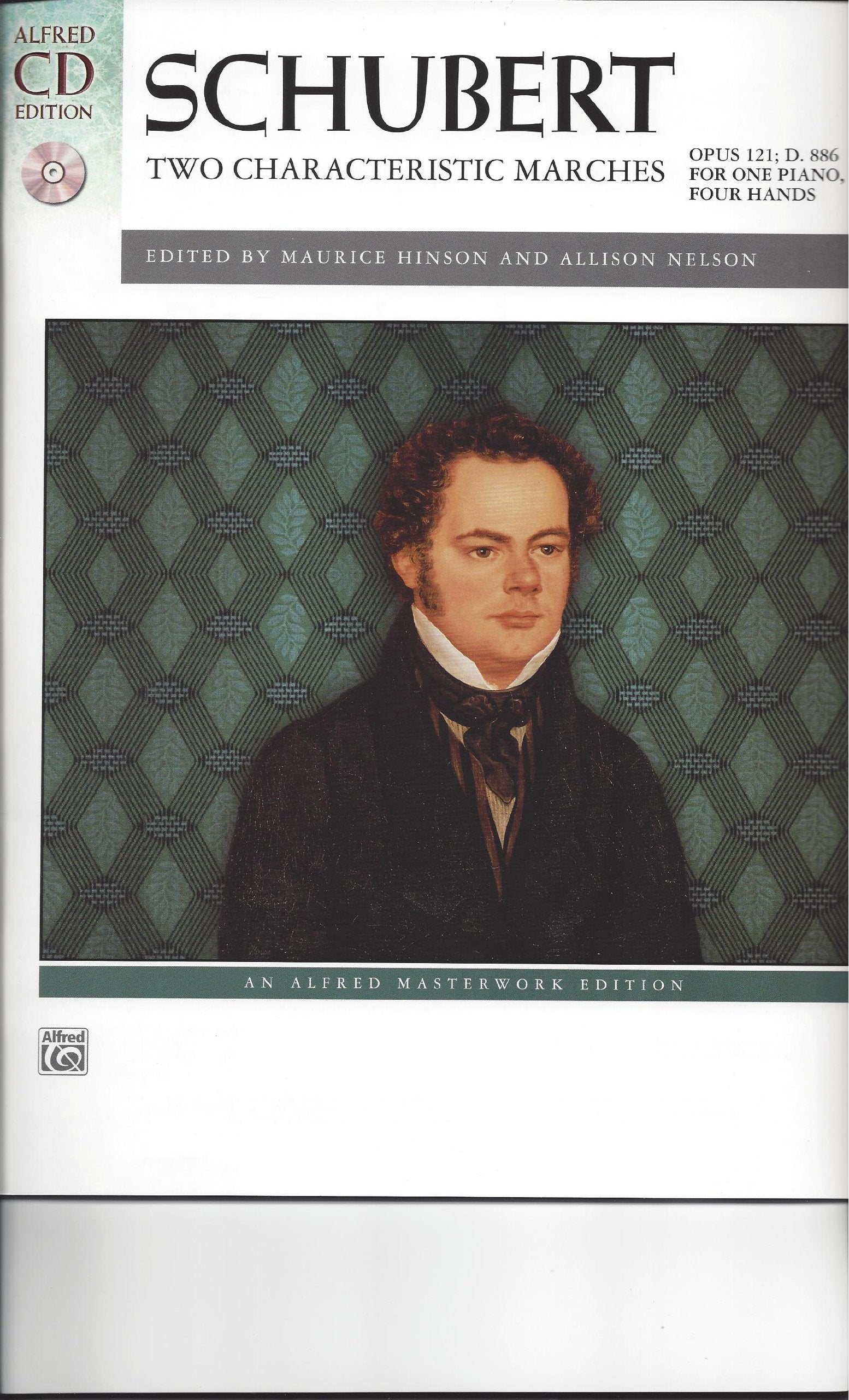 Schubert  Two Characteristic Marches, Op. 121, D. 886: Book & CD (Alfred Masterwork CD Edition),Used