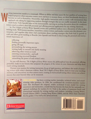 The 9 Rights Of Every Writer: A Guide For Teachers