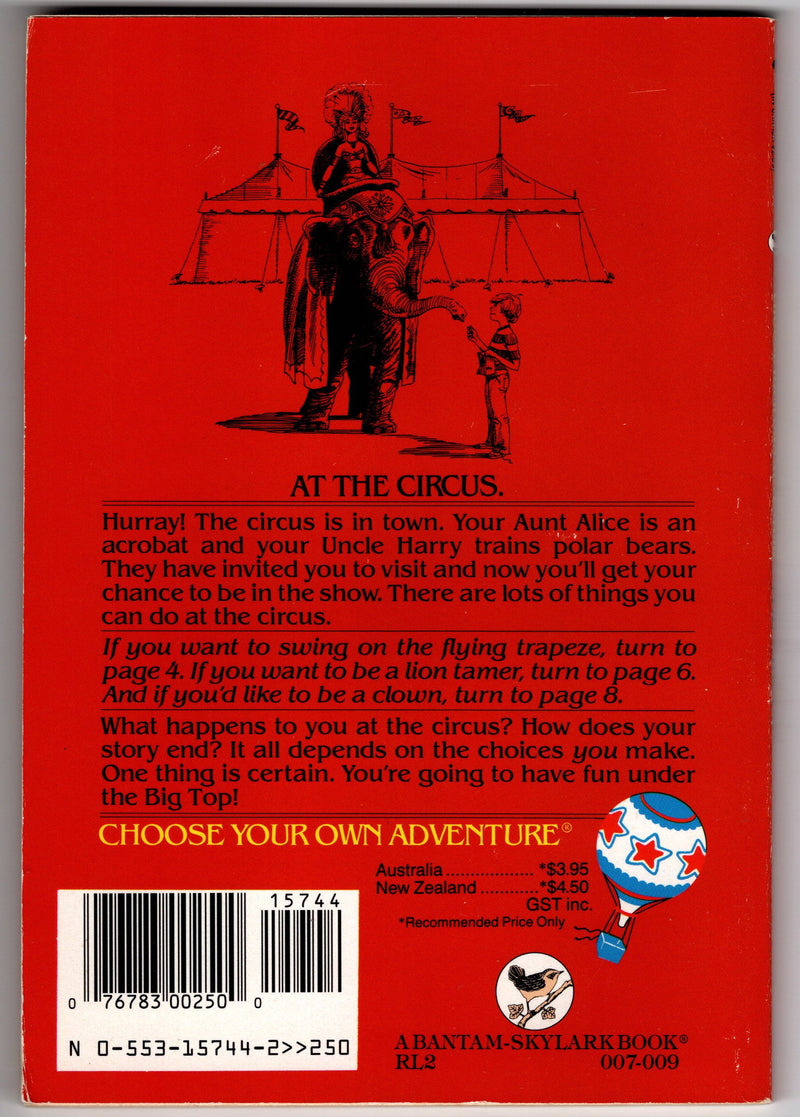 The Circus (Choose Your Own Adventure),Used