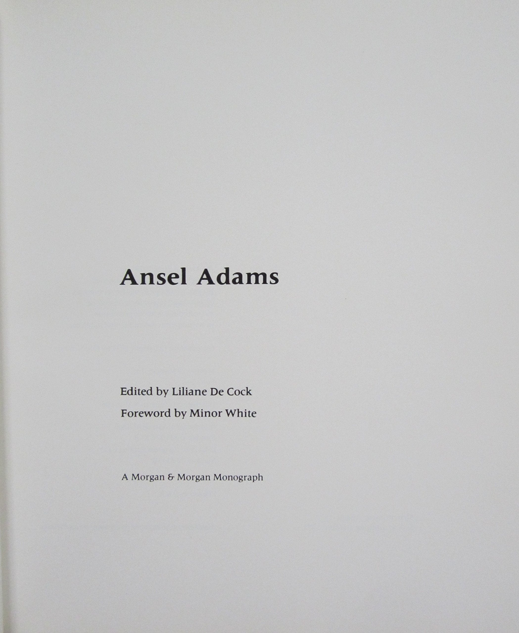 Ansel Adams,New