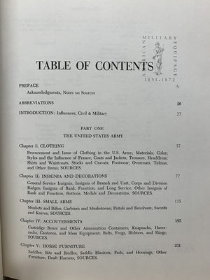 American Military Equipage, 18511872: A Description by Word and Picture of What the American Solider, Sailor, and Marine of The,Used