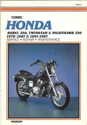 Honda Rebel 250, Twinstar & Nighthawk 19781997 & 19911997,Used